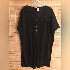 Beach Cabana Women’s Firefly Net Swim Suit Cover Size 1X